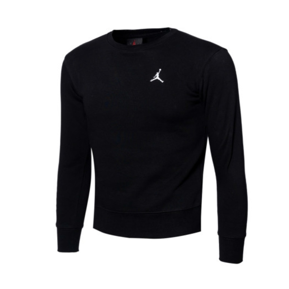 Jordan Junior Black Crewneck Sweater Size XL